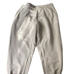 Nike Gray Sweatpants with Tapered Leg( jogger) and Drawstring (2x)